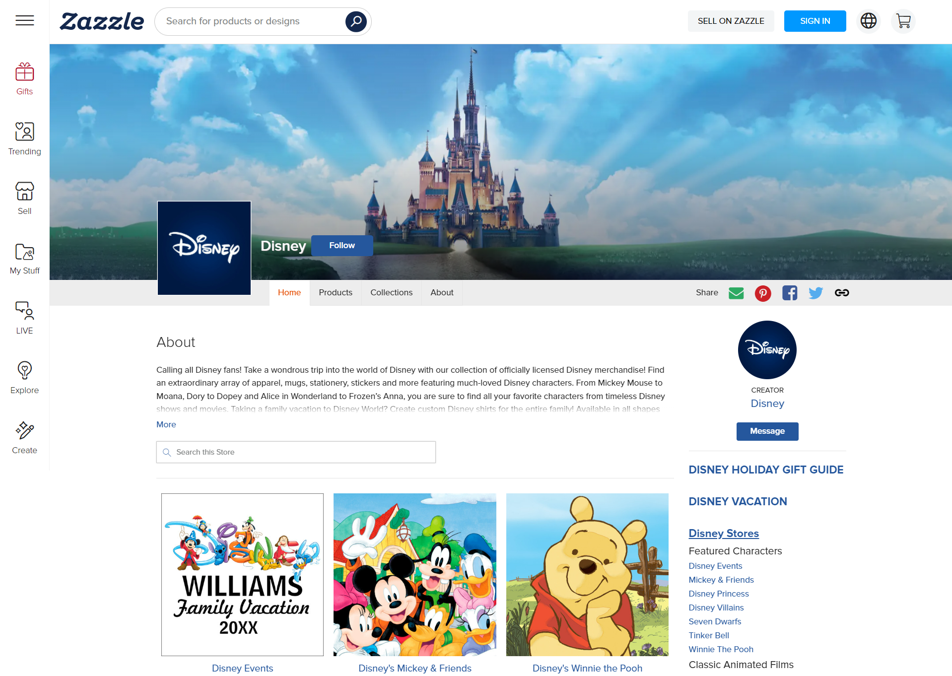 Disney-Official-Merchandise-at-Zazzle
