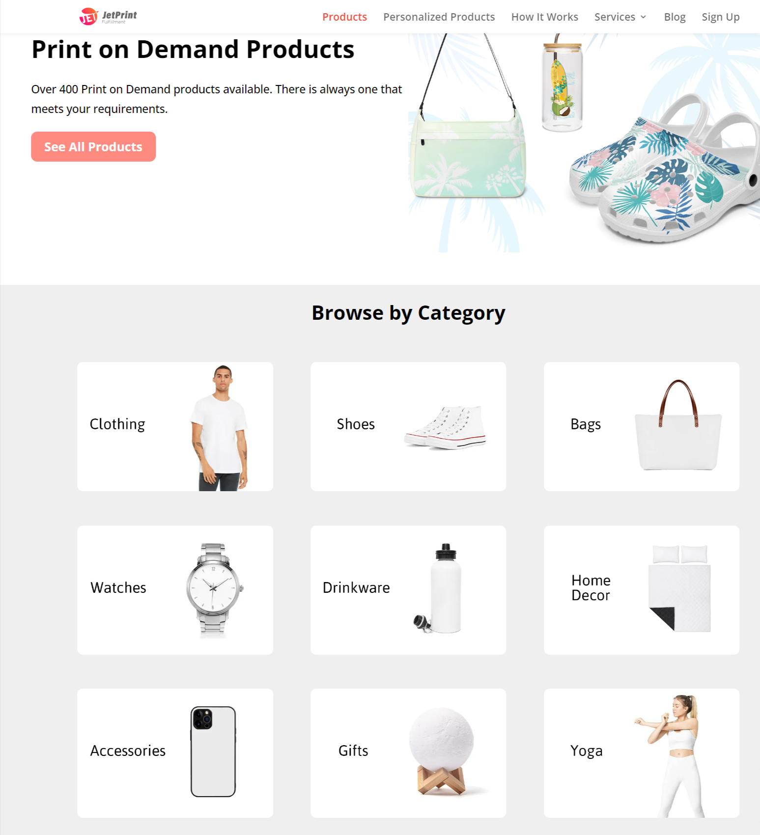 Wide range of customizable products