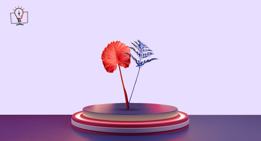 Americana Themed Artificial Carnation